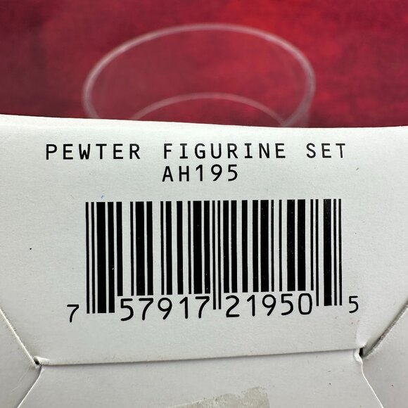 VINTAGE LIBERTY FALLS 5 DIFFERENT HAND PAINTED SOLID POWTER FIGURINES AH195 1999 - Picture 6 of 6